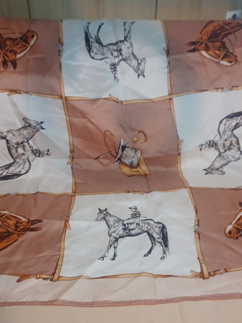 Vintage Horse Jockey Scarf